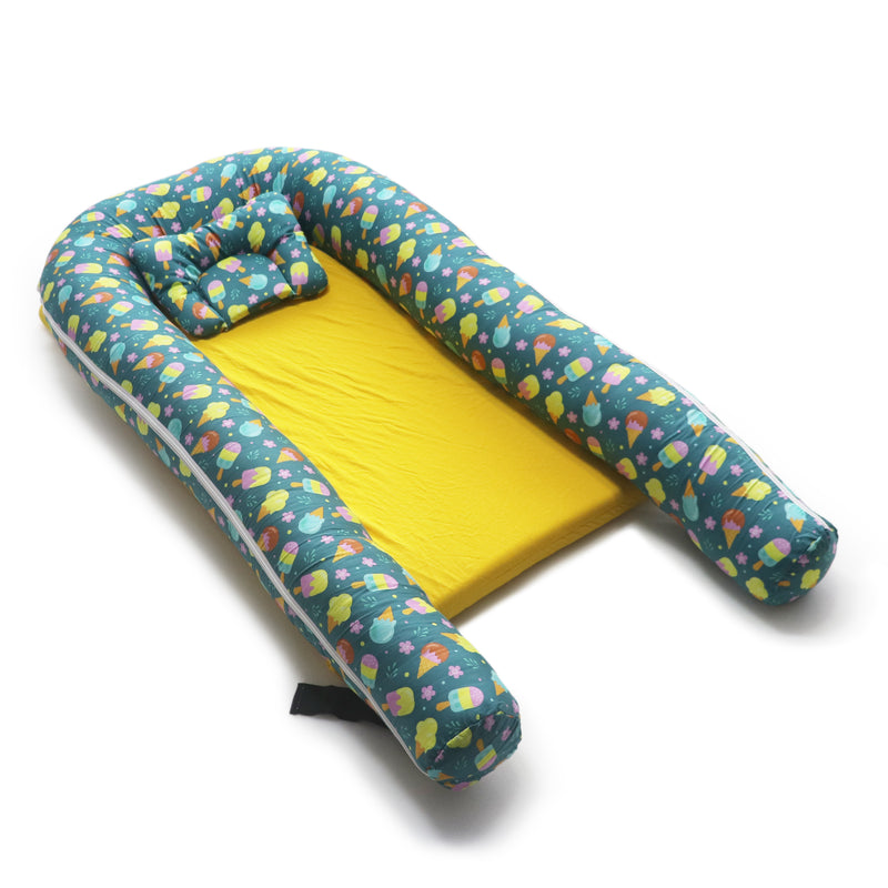 Baby Nest with Removable Covers - Icecream