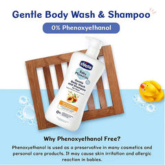 Chicco Baby Moments Gentle Body Wash And Shampoo - 200 ml