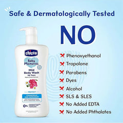 Chicco Baby Moments Mild Body Wash Protect  - 500 ml
