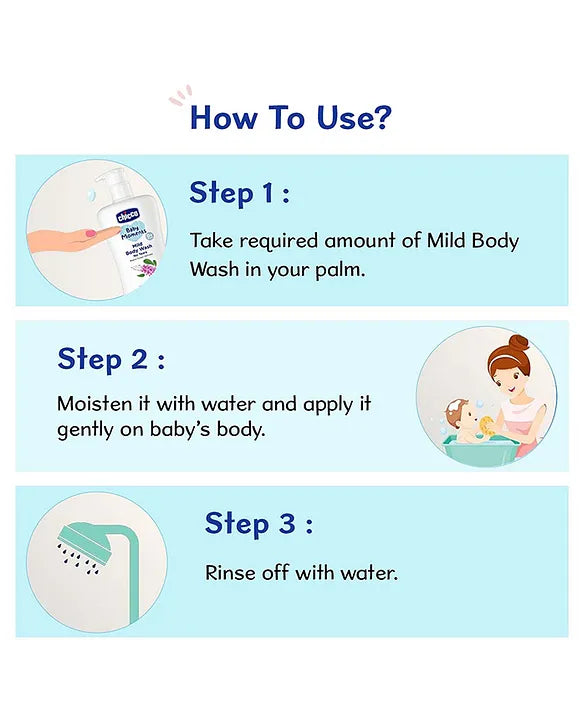 Chicco Baby Mild Body Wash Relax  - 500 ml