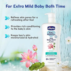 Chicco Baby Moments Mild Body Wash Refresh  - 500 ml