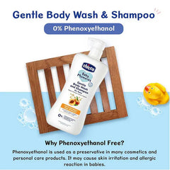 Chicco Baby Moments Gentle Body Wash And Shampoo - 500 ml