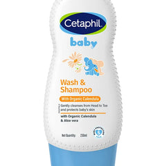Cetaphil Baby Gentle Wash & Shampoo with Organic Calendula - 230 ml