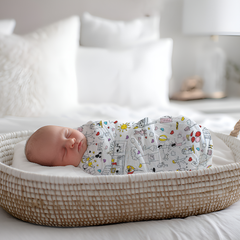Muslin Swaddle for Infants 100 X 120 Cms - Doodle