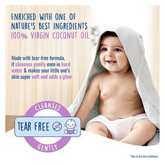 Parachute Advansed Baby Gentle Wash for New Born  Enriched with Virgin Coconut Oil  Gently cleanses in Hard water  Doctor certified-  200 ml