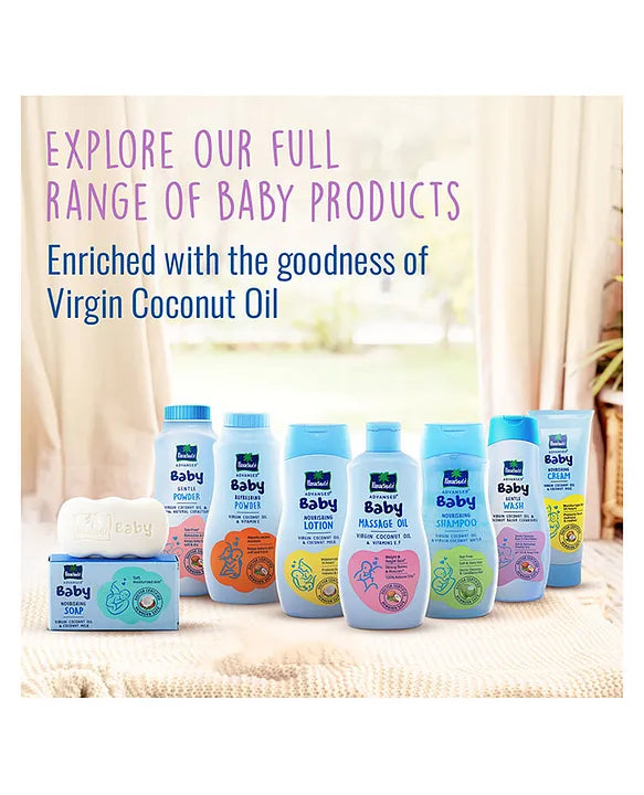 Parachute Advansed Baby Gentle Wash for New Born  Enriched with Virgin Coconut Oil  Gently cleanses in Hard water  Doctor certified-  200 ml