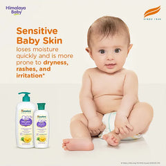 Himalaya Babycare Ghee Himalaya Baby Lotion with Pure Cow Ghee 400ml|pH 5.5|For Sensitive Baby Skin from Day 1|Upto 24-hr Moisture|Dermatologically Tested|Safe for Newborns|Aloe Vera