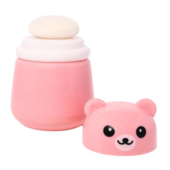 Pink Baby Powder Puff | Baby Powder Puff With Box | Powder Puff With Box Holder Container | Powder Puff For Babies | Puff Powder Box