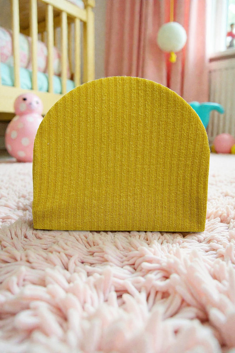Kradyl Kroft Baby Girl Turban Cap | Stretchy Fabric | Good Fit - Yellow