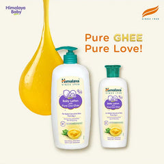 Himalaya Babycare Ghee Himalaya Baby Lotion with Pure Cow Ghee 200ml|pH 5.5|For Sensitive Baby Skin from Day 1|Upto 24-hr Moisture|Dermatologically Tested|Safe for Newborns|Aloe Vera