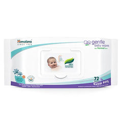 Himalaya Herbal Baby Powder - 400 gm & Gentle Baby Wipes - 72 Pieces