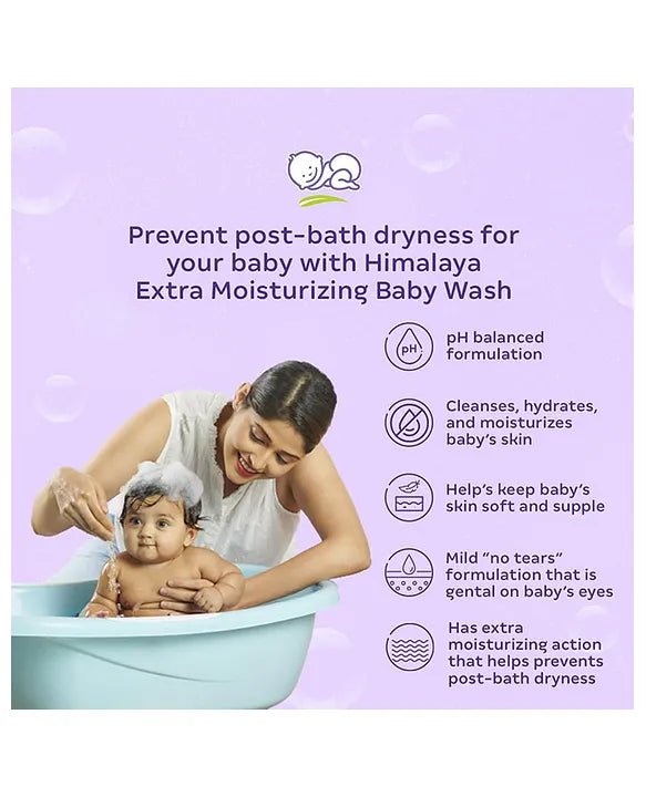 Himalaya Babycare Himalaya Extra Moisturizing Baby Wash - 400 ml