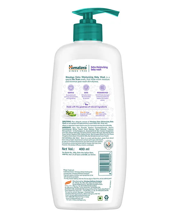 Himalaya Babycare Himalaya Extra Moisturizing Baby Wash - 400 ml