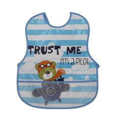 Bear Plastic Feeding Baby Bibs