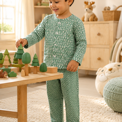 Green Kafe -  Baby 100% Cotton Coord Set