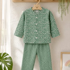Green Kafe -  Baby 100% Cotton Coord Set