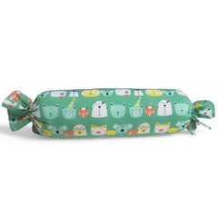 Green Panda -  Set of 2 Side Pillows for Kids above 12 Years