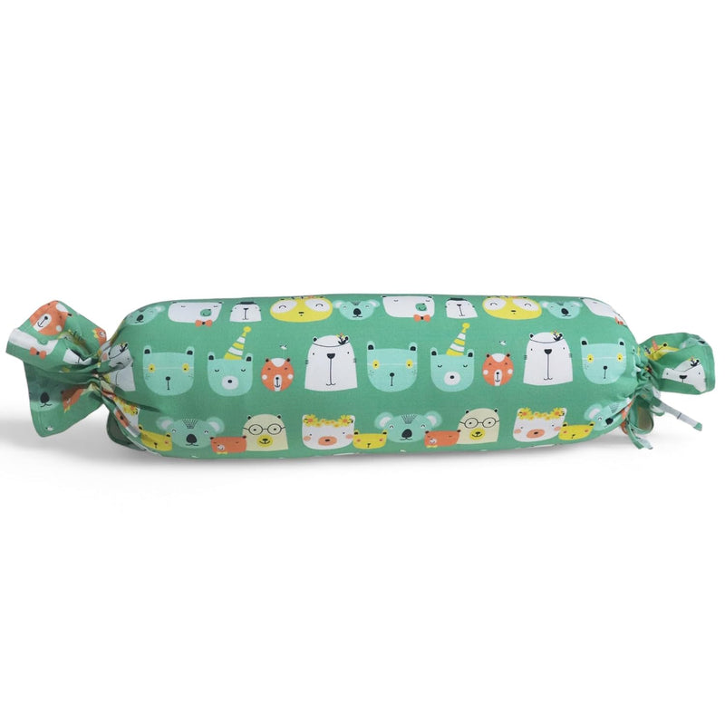 Green Panda -  Set of 2 Side Pillows for Kids above 12 Years