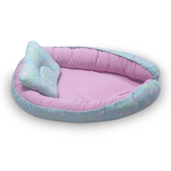 Kradyl Kroft Baby Boat Bed for Babies & Infants | Portable Baby Bedding Set with Pillow | Removable Covers | Double Side Baby Sleeping Bed | Baby Sleeping Pod (Tweety)