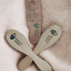 Kradyl Kroft 3 Piece Premium Baby Brush & Comb Set | Baby Hair Brush Set