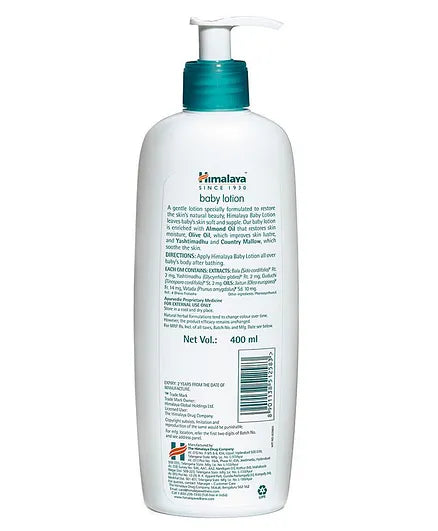 Himalaya Herbal Baby Powder - 400 gm &  Baby Lotion - 400 ml