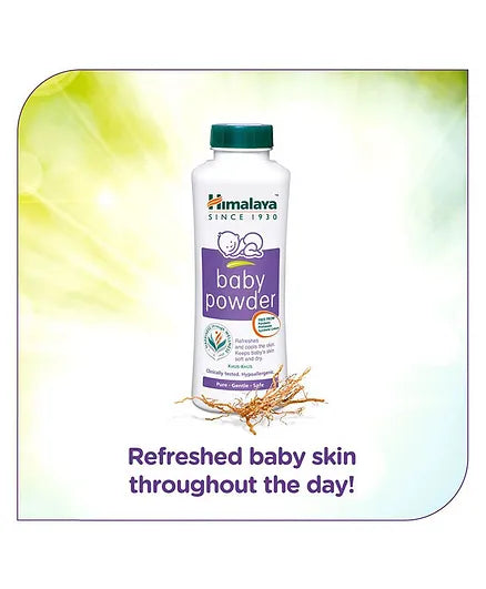 Himalaya Herbal Baby Powder - 400 gm & Gentle Baby Wipes - 72 Pieces