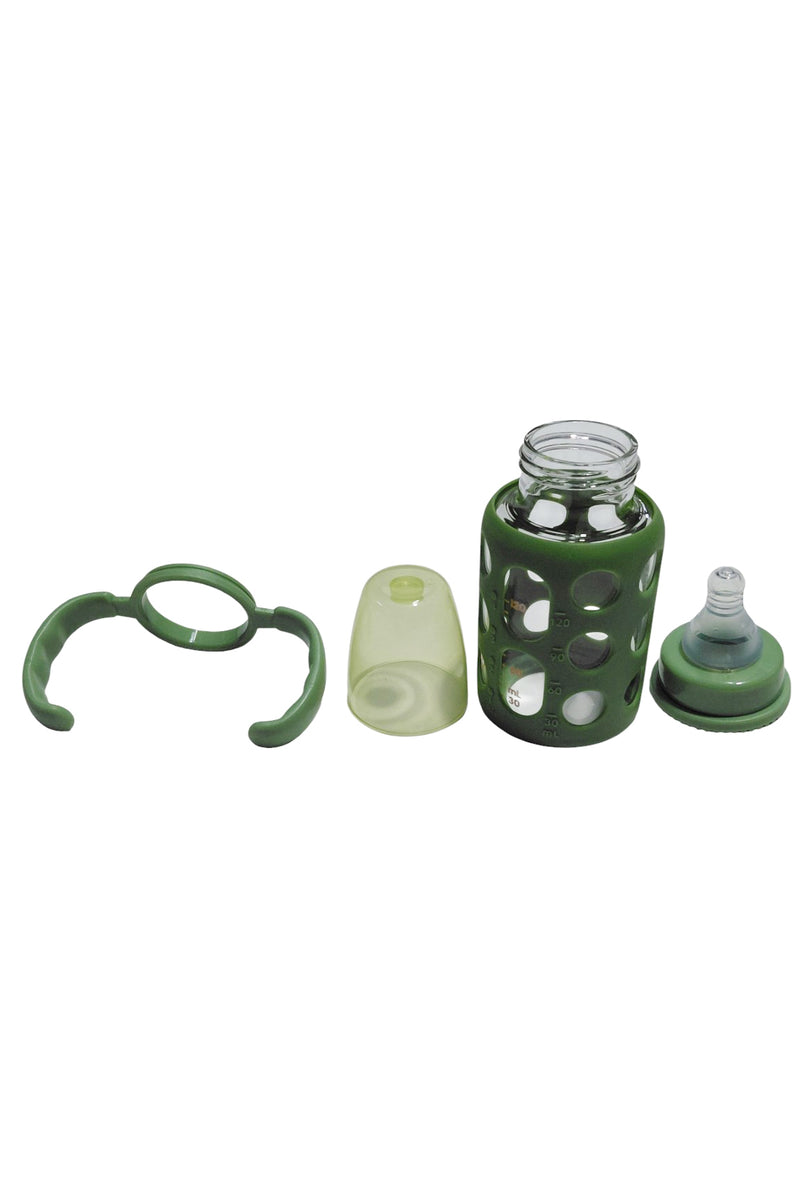 Kradyl Kroft Natural Response Plastic Baby Bottle with handle - 120 Ml |Baby Milk Bottle |BPA Free for Babies with 3M+ Teat
