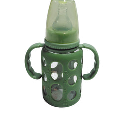 Kradyl Kroft Natural Response Plastic Baby Bottle with handle - 120 Ml |Baby Milk Bottle |BPA Free for Babies with 3M+ Teat