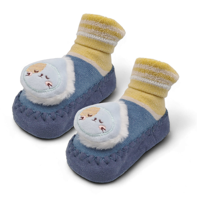 Blue Panda- Baby Sock Shoes for Infants Babies - 6 to 18 Months