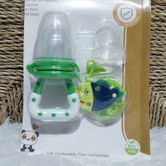 Kradyl Kroft Silicone Food/Fruit Nibbler with Extra Mesh, Soft Pacifier/Feeder, Teether for Baby, Infant