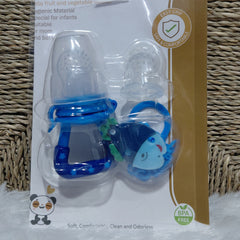 Kradyl Kroft Silicone Food/Fruit Nibbler with Extra Mesh, Soft Pacifier/Feeder, Teether for Baby, Infant