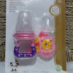 Kradyl Kroft Silicone Food/Fruit Nibbler with Extra Mesh, Soft Pacifier/Feeder, Teether for Baby, Infant