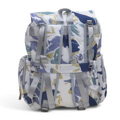 Water Proof Printed Diaper Bag Large Grey Tone