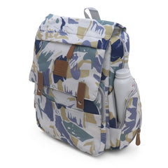 Water Proof Printed Diaper Bag Large Grey Tone