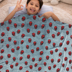 Kradyl Kroft Glow in the Dark Blankets | Large Size - Grey Stars