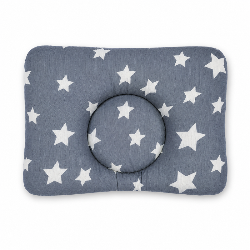 Grey Star New Born Pillow | Baby Pillow