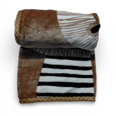 Kradyl Kroft Plush Double Layered Velvet with Two Side Printed Kids Blanket - Brave