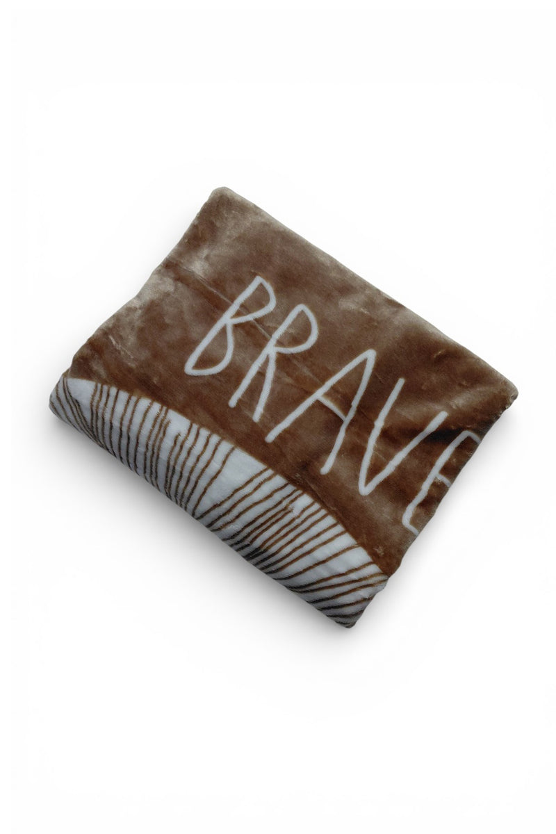 Kradyl Kroft Plush Double Layered Velvet with Two Side Printed Kids Blanket - Brave