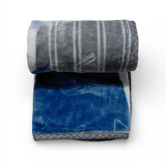 Kradyl Kroft Plush Double Layered Velvet with Two Side Printed Kids Blanket - Grey Panda