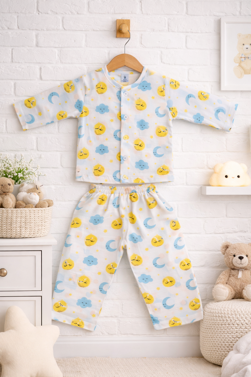 Sun N Moon | Checkered Muslin | Soft Unisex Muslin Set for New Born to 6 Years