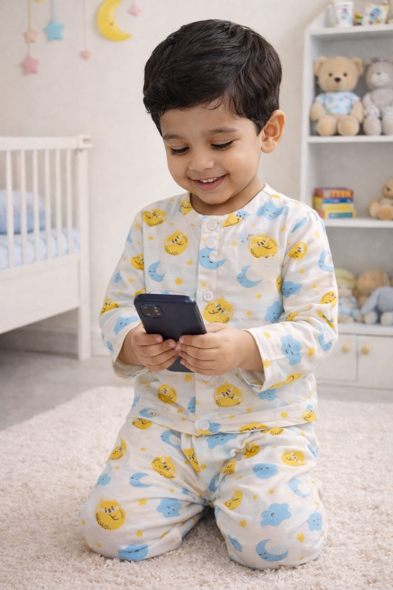 Sun N Moon | Checkered Muslin | Soft Unisex Muslin Set for New Born to 6 Years