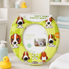 Cushioned Potty Seat - Dog Print