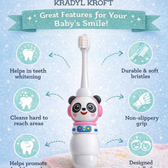 Animal Design Soft Tooth Brush for 2 to 6 Years - Lion