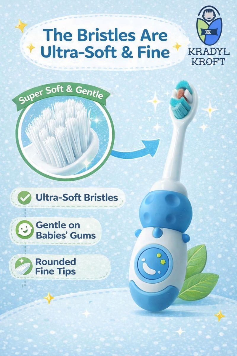Animal Design Soft Tooth Brush for 2 to 6 Years - Lion