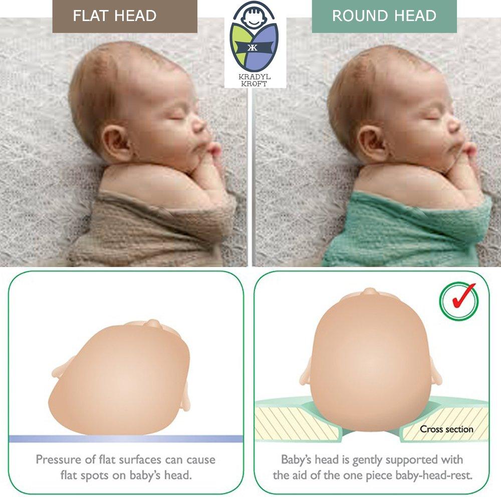Grey Star New Born Pillow | Baby Pillow | Head Shaping Pillow