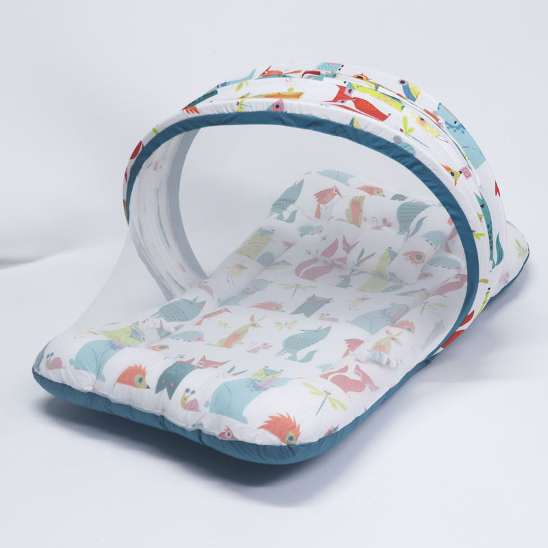 Little Minty -  Kradyl Kroft Bassinet Style Mosquito Net Bedding for Infants