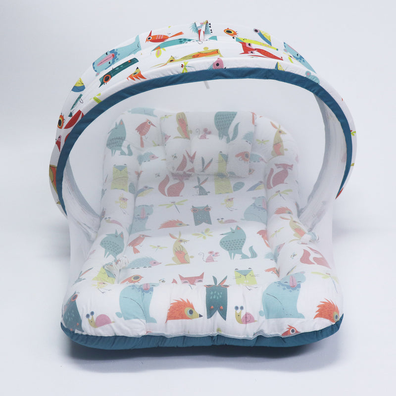 Little Minty -  Kradyl Kroft Bassinet Style Mosquito Net Bedding for Infants