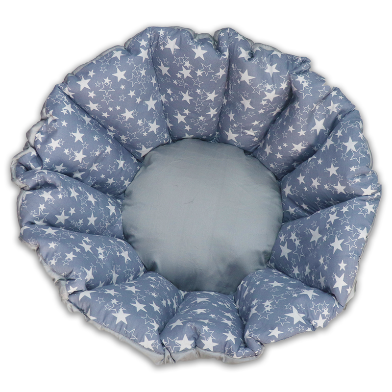 Grey Star Baby Play Mat Cum Storage Bag