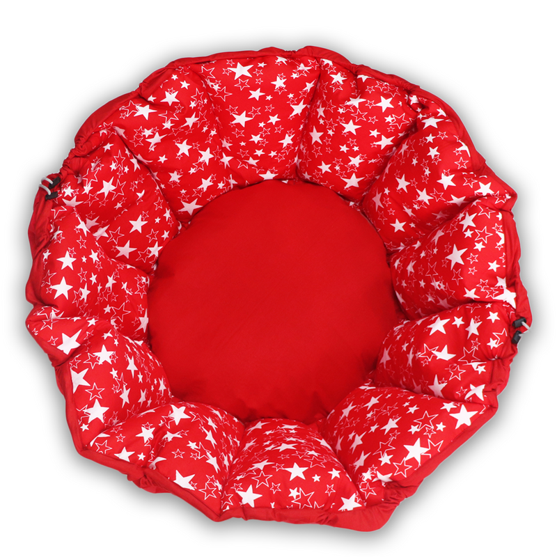 Red Star Baby Play Mat Cum Storage Bag