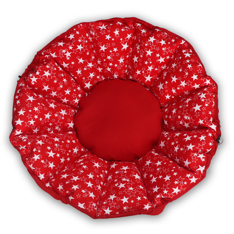 Red Star Baby Play Mat Cum Storage Bag